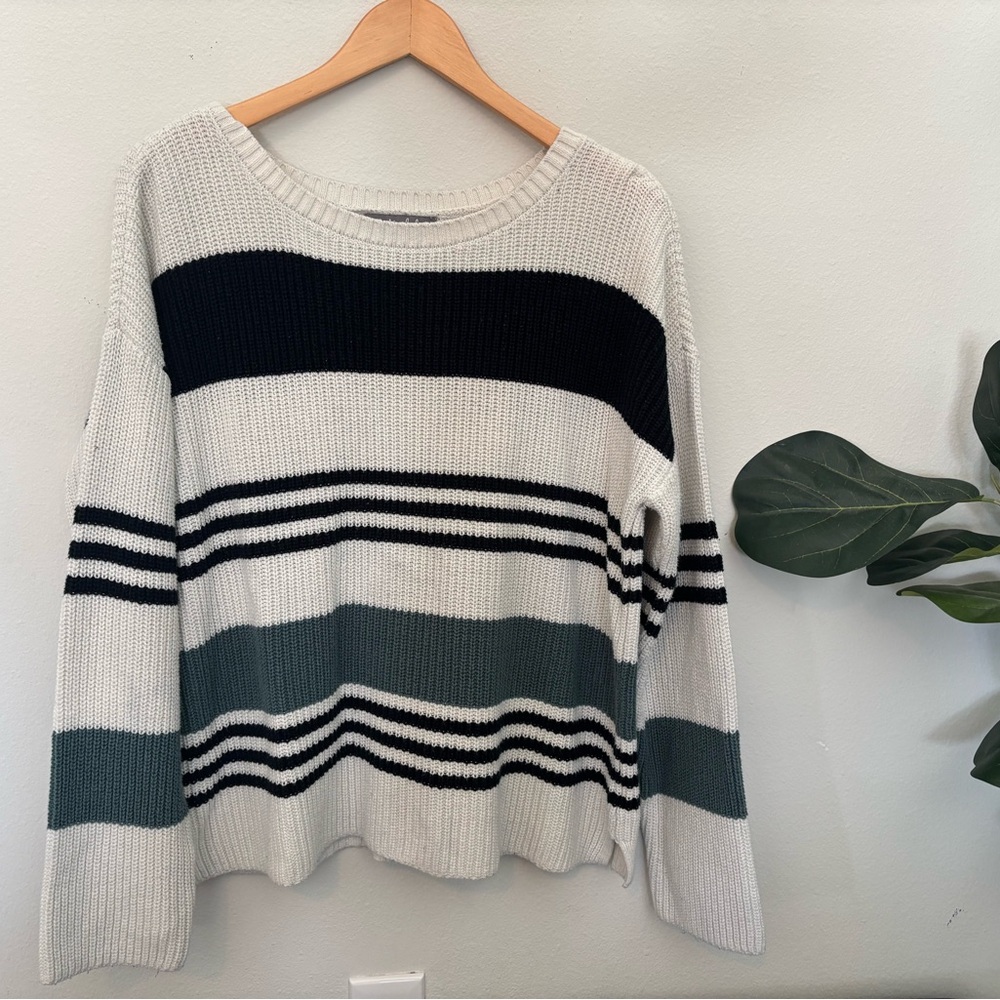 Marked by Reunited Sweater - Black, Gray, White
